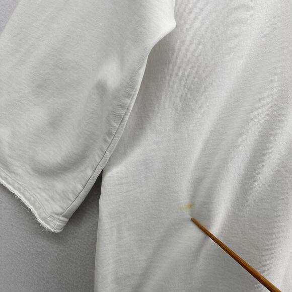 EILEEN FISHER Dress M Organic Cotton Terry Shift Tunic 3/4 Sleeve White - Picture 15 of 16